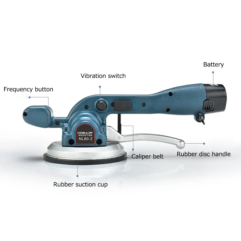 Ручной плиточный станок вибратор беспроводной автоматический Выравнивающий станок плитка для пола стены Вибрация кирпичная стена плитка инструмент