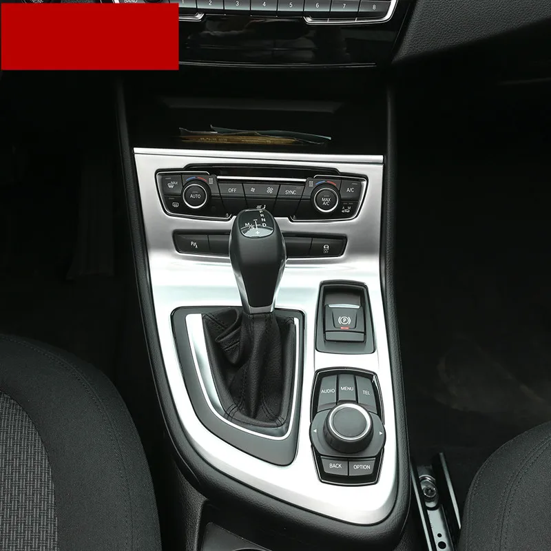 Хромированная ABS Центральная панель переключения передачи панель накладка для BMW 2 серии active Tourer 218i 220i автомобильное украшение для вентиляционного отверстия рамка
