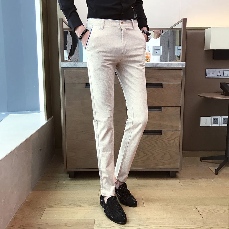  2020 Spring Business Suits Pants men Large Size mens pants 29-40 Fashion Slim SuitTrousers men