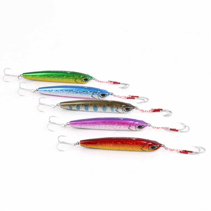 BaMMax Fishing lure 33g/43g 9.5cm Metal Sequins Lures jig Spoon Lure Spinner Bass hard Bait with Treble Hook fishing accessories