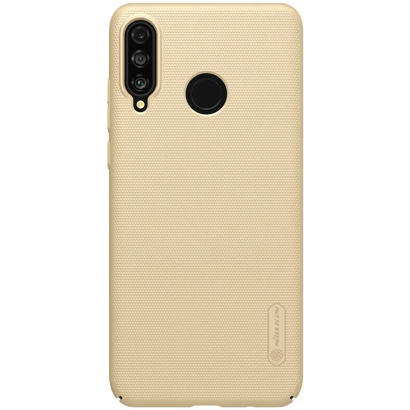 Золотой Для huawei P30 Lite чехол Nillkin Супер Матовый экран huawei P20 Lite Nova 3E 4E твердая задняя крышка для huawei P30 Lite чехол для телефона - Цвет: Золотой