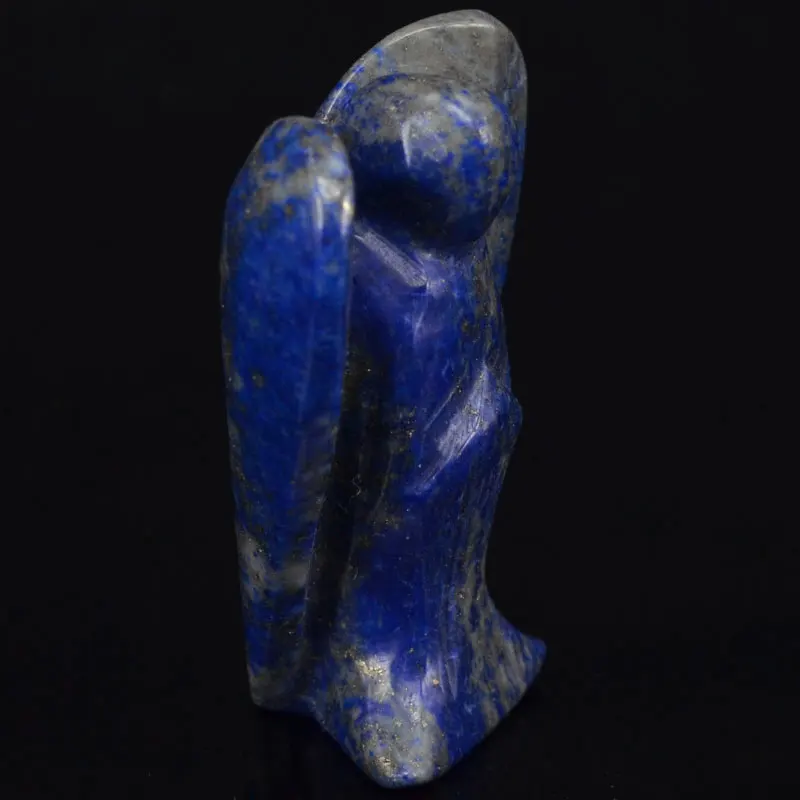 2 Inch Natural Lapisr Gems Carving Angel Statue Lucky Crafts Stone Figurine Chakra Healing Reiki Stone