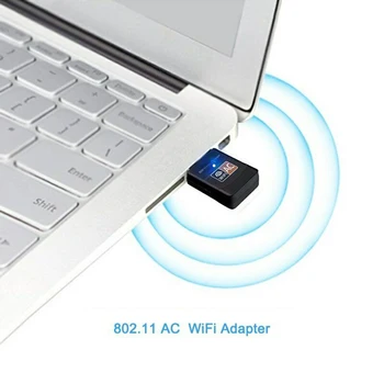 

iMice Wireless 600Mbps USB WiFi Adapter 2.4GHz 5GHz Dual Band PC Computer WiFi Signal Network Card Receiver