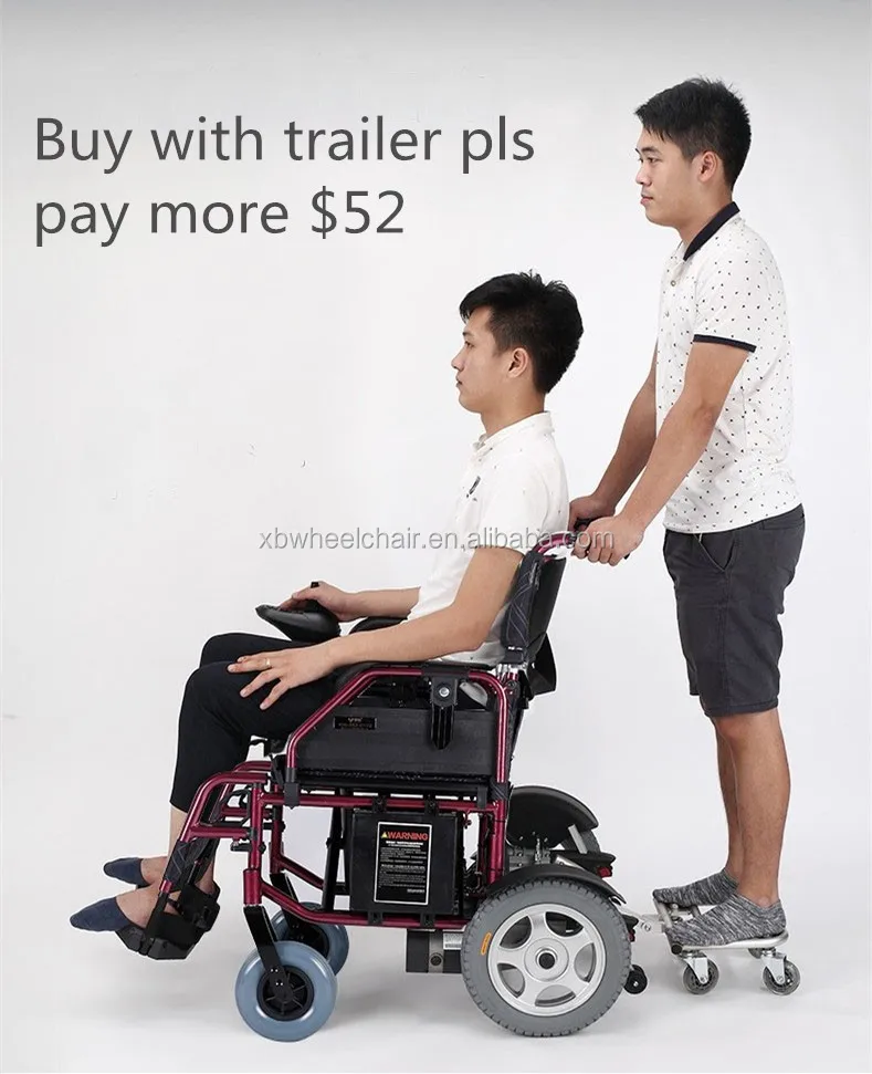 Новая складывающаяся легкая электрическая инвалидная коляска для инвалидов с большим колесом