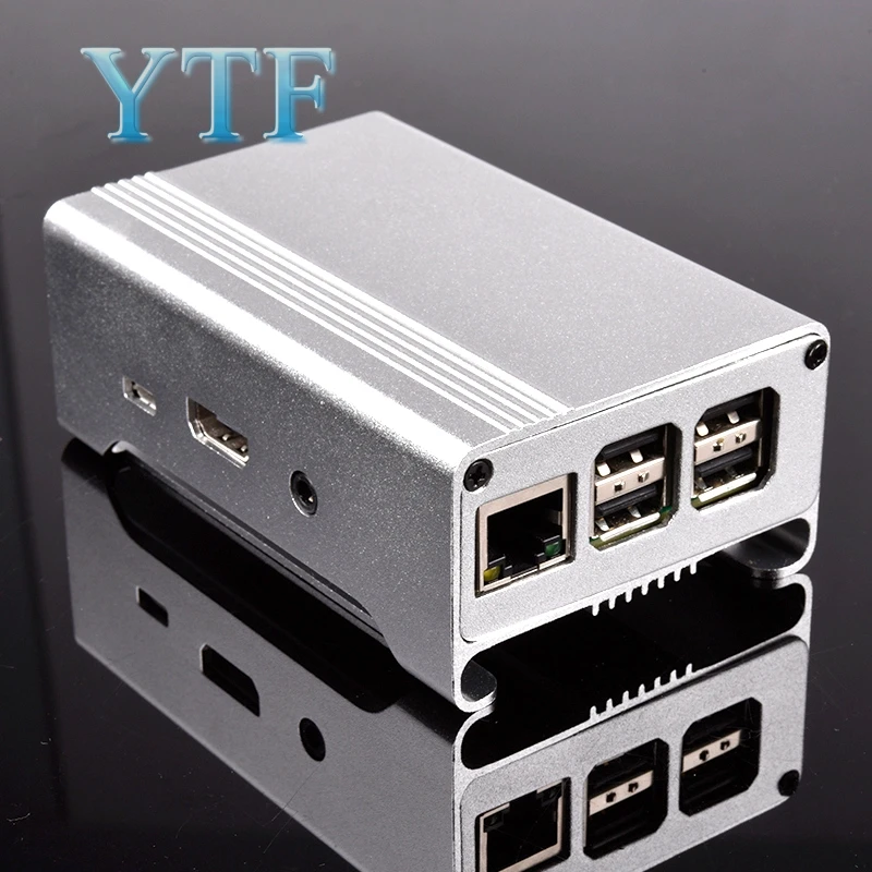 От имени Корпуса Алюминиевый Raspberry Pi 3 B/B + корпус из сплава алюминиевая коробка с