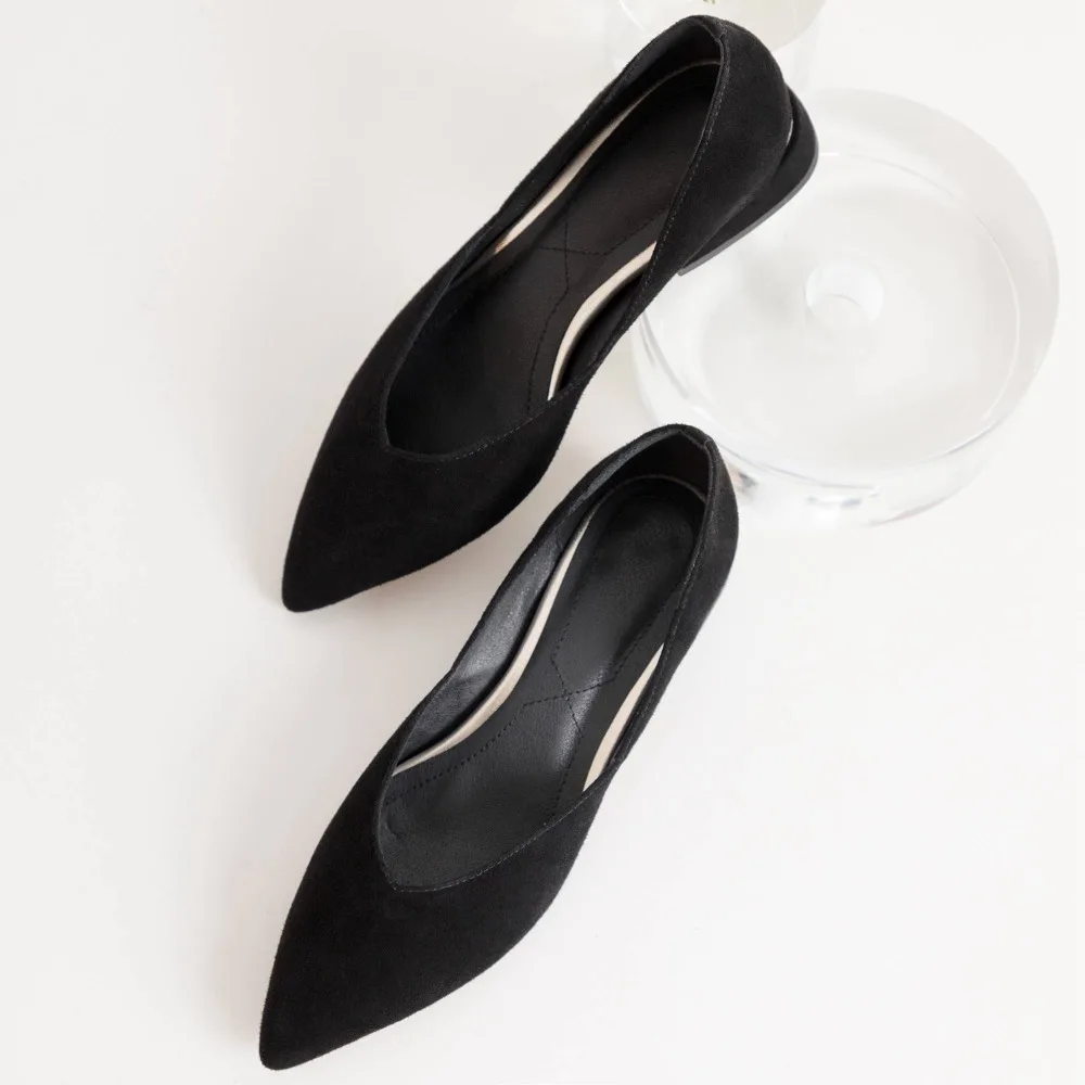 Krazing Pot/лаконичные стильные слипоны большого размера с острым носком; удобные элегантные туфли из натуральной кожи на низких каблуках для свидания, свадьбы; L9f7