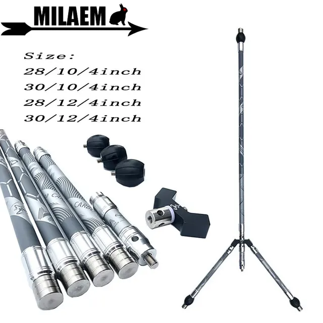 US $71.19 1Set Archery Recurve Bow Stabilizer Carbon Stabilizer Balance Bar Rod Shock Absorption Damping Bow