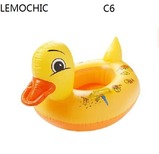 Lemochic Лето Детское плавание кольцо надувные Лебедь плавать поплавок вода Fun бассейн игрушки плавать кольцо сиденья Лодка дети плавание - Цвет: C6