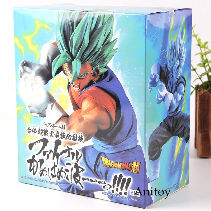 Banpresto Dragon Ball Супер Saiyan синий вегетто фигурка Final Kamehameha Ver. Коллекционная модель игрушки из ПВХ - Цвет: with retail box