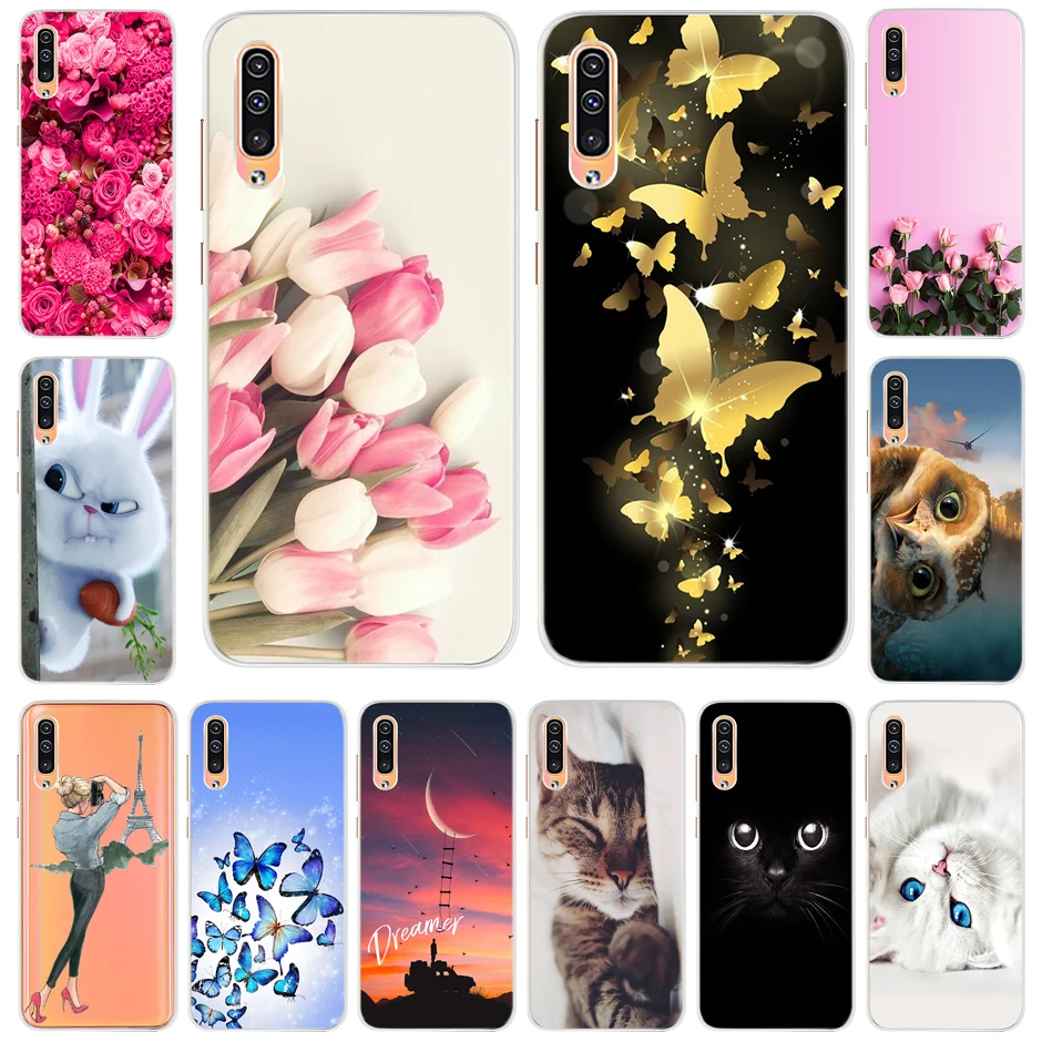 Soft TPU Phone Case For Samsung A50 Case Silicone Back Cover For Samsung Galaxy A50 A 50 A505 A505F SM-A505F 2019 Funda Capas