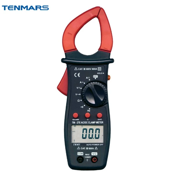 

600A True RMS Autoranging AC/DC Clamp Meter TM-27E