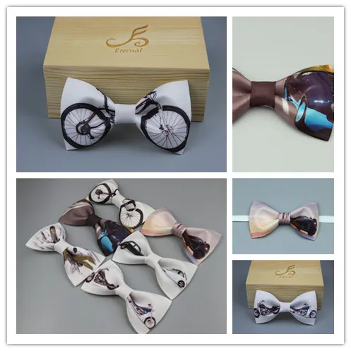 

Free Shipping New fashion casual male men's Original high quality wedding ceremony bow tie bows bridegroom to host the gift box