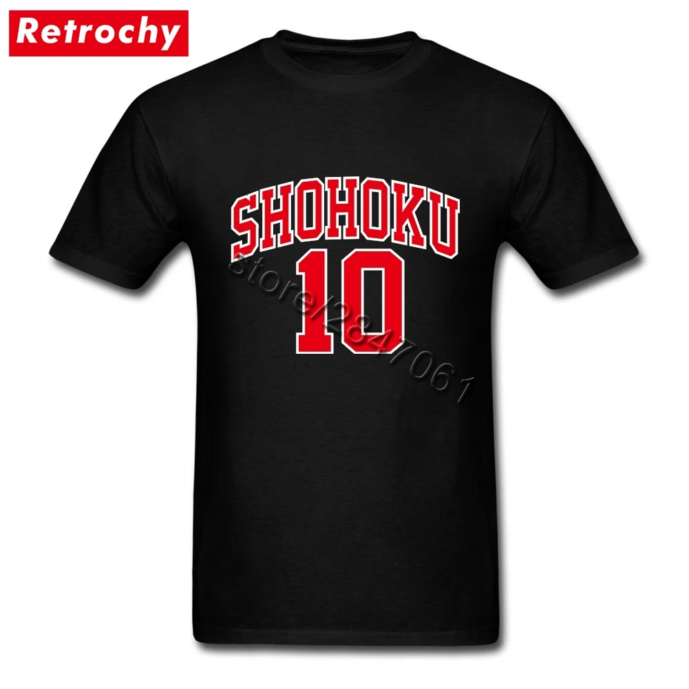 Известный бренд ханамичи футболка по аниме Sakuragi Для мужчин Shohoku номер 10 футболки