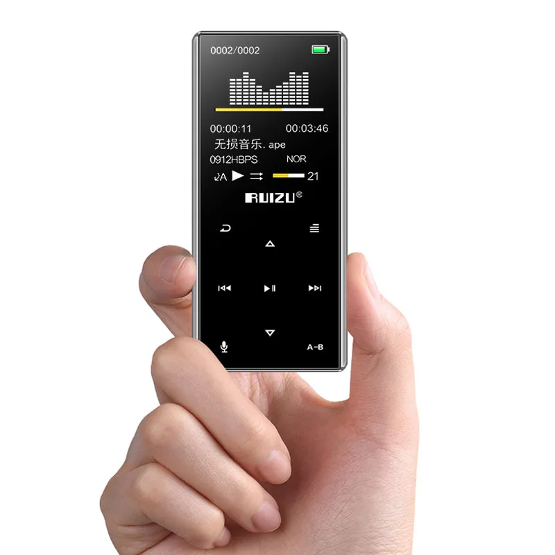 Спортивный MP3 плеер RUIZU D29 4 Гб 1 8 дюйма FM запись электронная книга часы шагомер