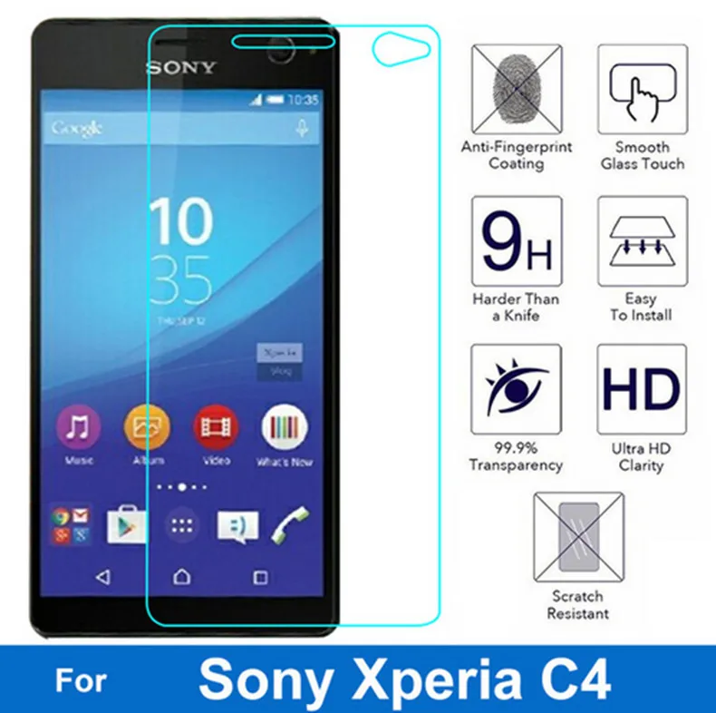

0.26mm Explosion-proof Tempered Glass Screen Protector Film For Sony Xperia C4 E5303 Dual E5306 E5333 E5343 E5353 E5363