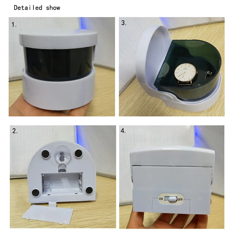 Электрический очиститель ювелирных изделий ожерелье кольцо Чистящая машина Мини вибрационный очиститель CX17