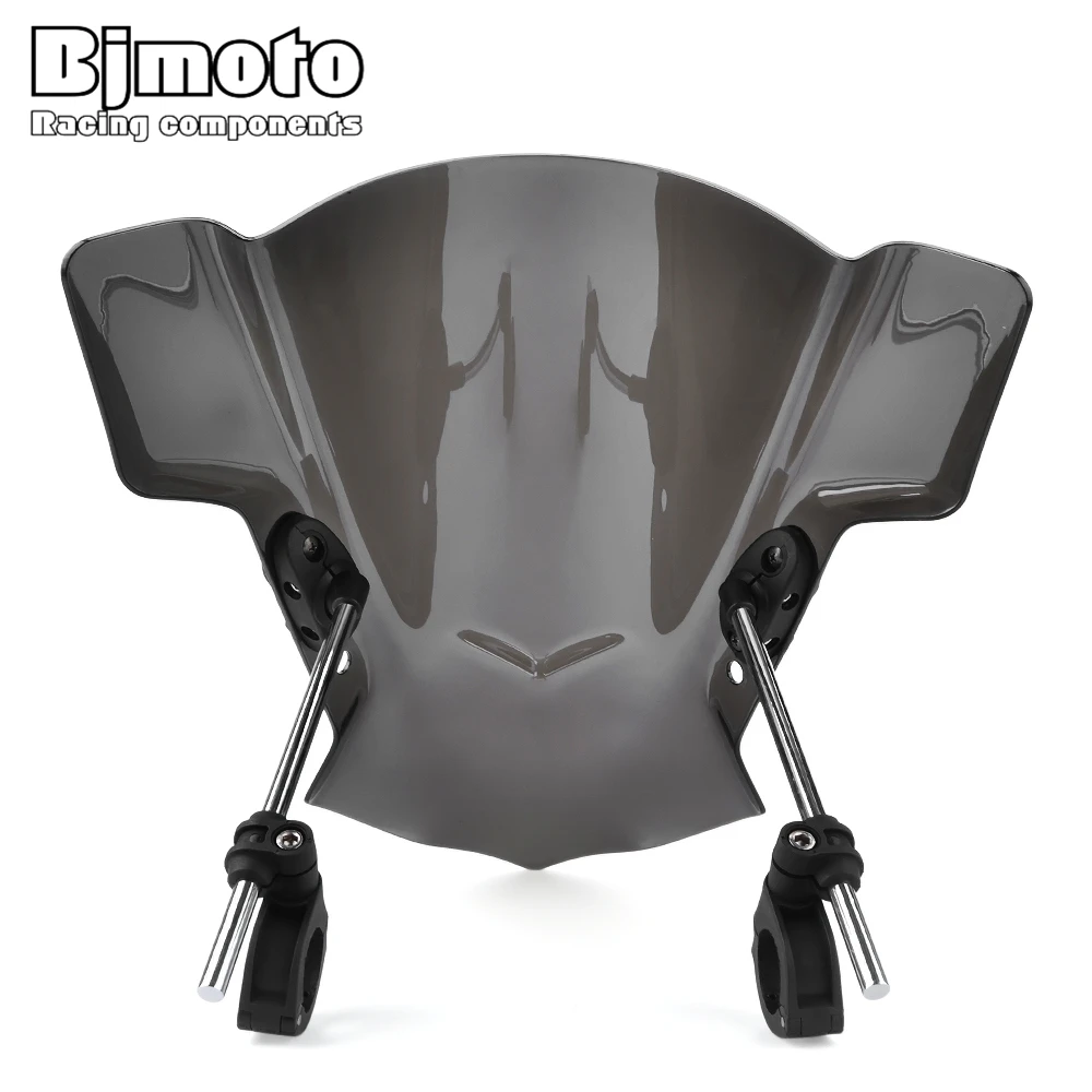 Мотоциклетное регулируемое ветровое стекло BJMOTO для Yamaha MT03 MT25 MT07 FZ07 MT09 FZ09 FZ1 FZ8 YZF R6