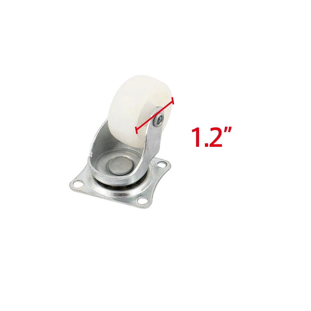 30mm Diameter PP Furniture Caster Wheel Roller 360 Degrees Top Plate Swivel Trolley Cart | Обустройство дома