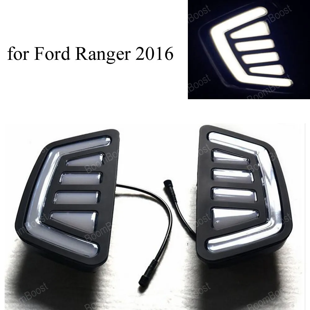 

for F/ord r/anger t7 2016 2017 15W 12v daytime running light turn signal lamp Car DRL one pair