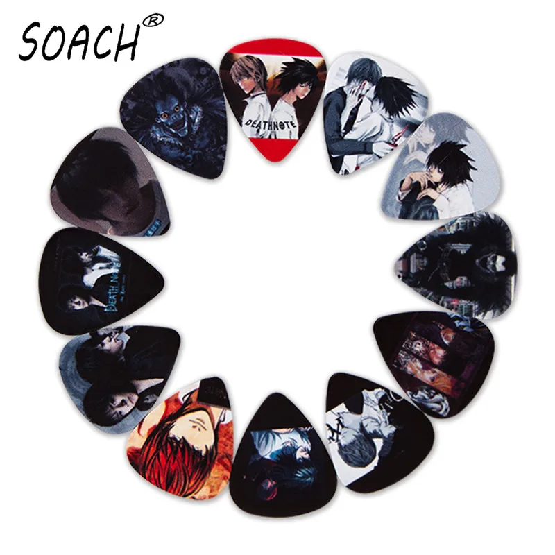 Soach 10pcs 3 Kinds Of Thickness New Guitar Picks Bass Japanese Anime Pictures High Quality Print Pick Guitar Accessories Kind Aliexpress