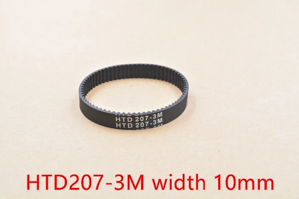 

3d printer belt closed loop rubber HTD 3M timing belt 69 teeth 207mm length 10mm width 207-3M-10 1pcs