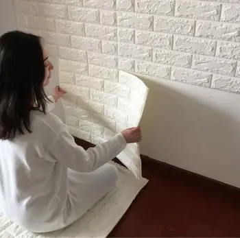 

Bathroom Kitchen Waterproof Wall Sticker /3D Mosaic Tile Wallpaper Stickers/PVC Self Adhesive Fashion Home Decor Sticker