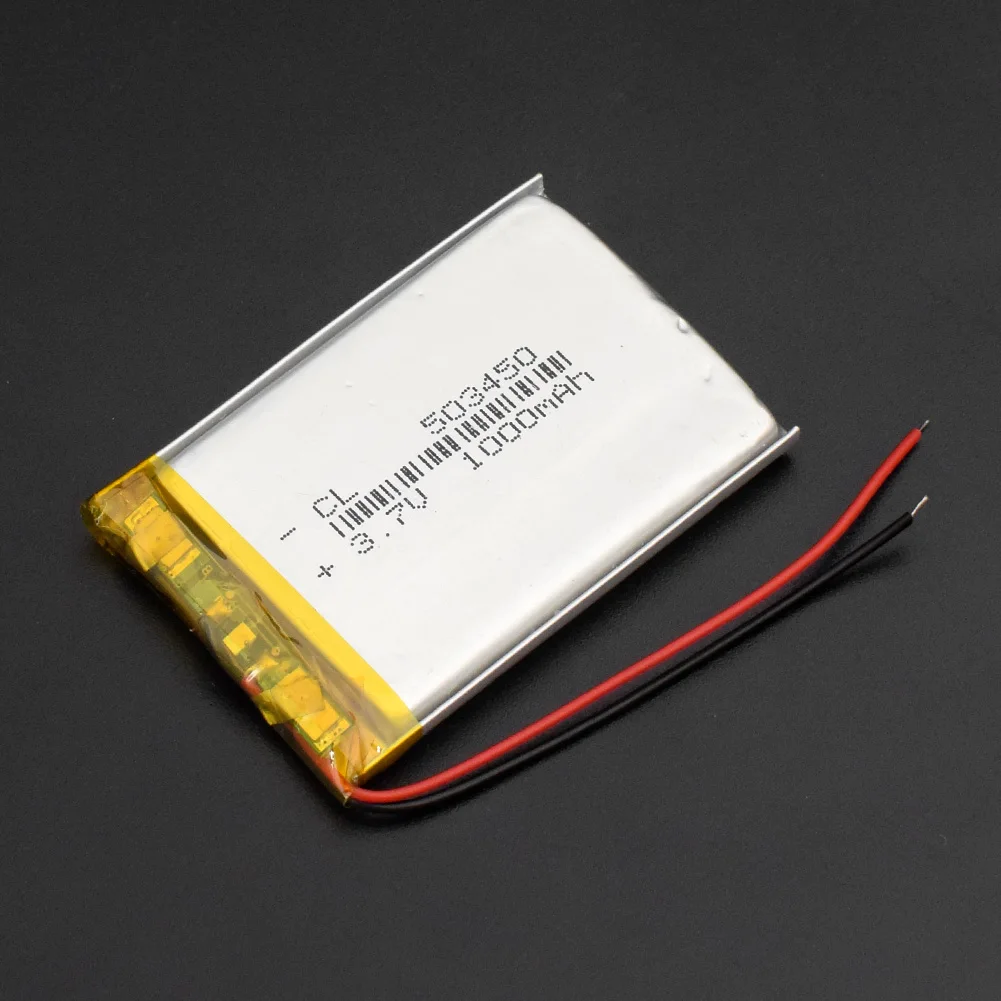 Postuman 503450 3,7 v 1000mAh литий-ионная Lipo ячейка модель литий-полимерная аккумуляторная батарея для Bluetooth динамик gps - Цвет: 503450 1000mAh 1pc