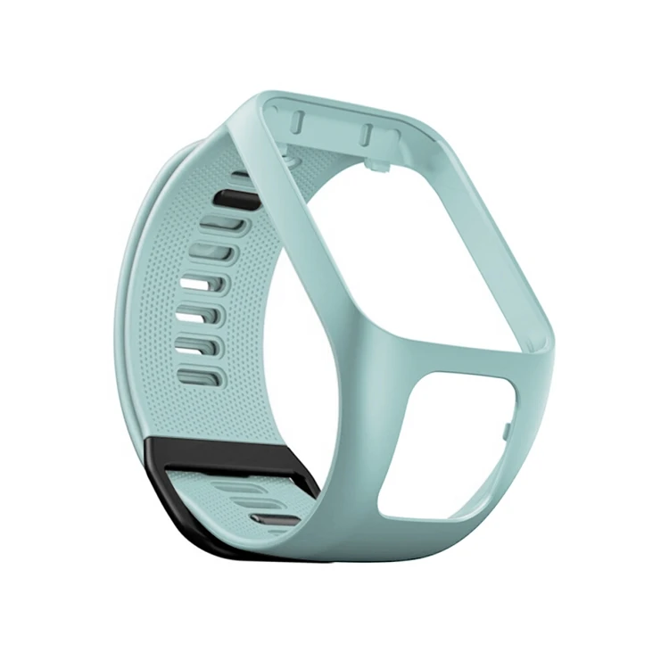 Силиконовый браслет ремешок для TomTom Runner 2 3 Cardio Music сменный ремешок для часов браслет для TomTom ADVENTURER/Golfer 2 Spark - Цвет: Teal