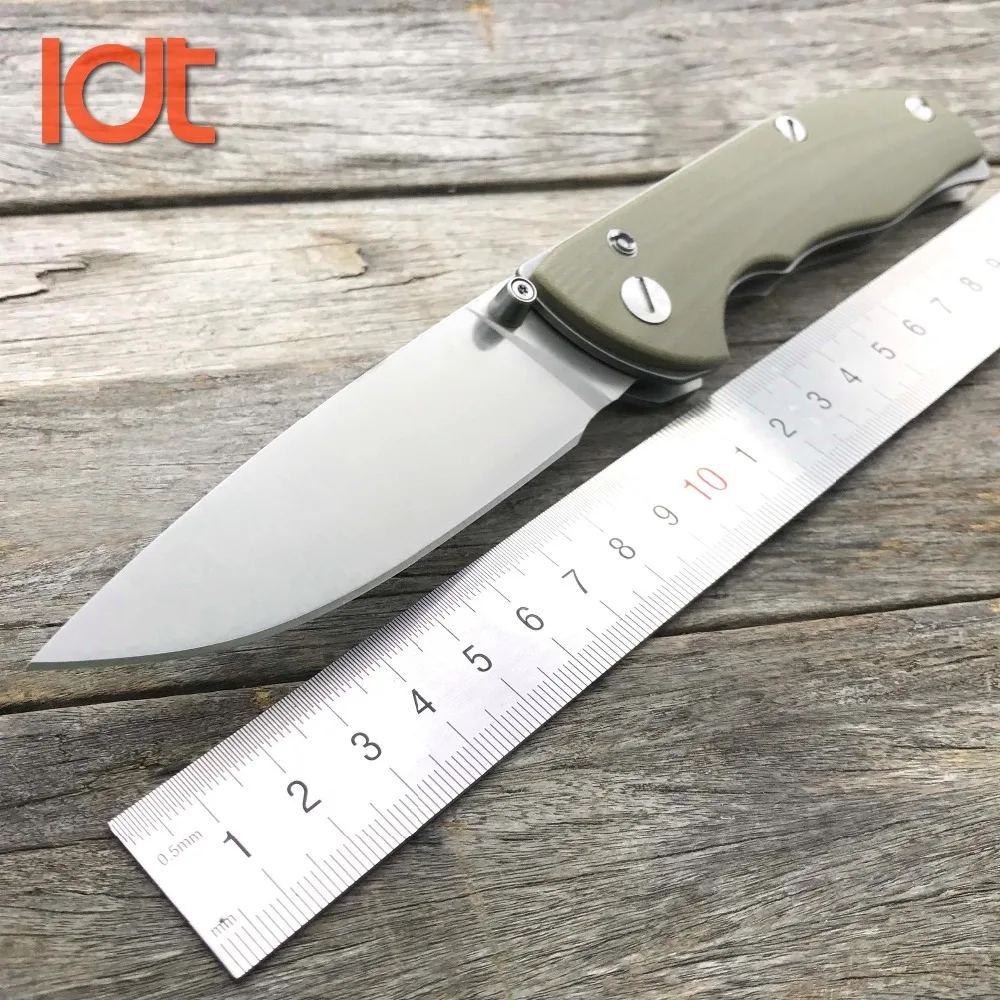 Складной нож LDT Bear Tabargan 95 D2 Blade G10 с ручкой, тактический нож для выживания, Походный нож, карманный нож для повседневного использования