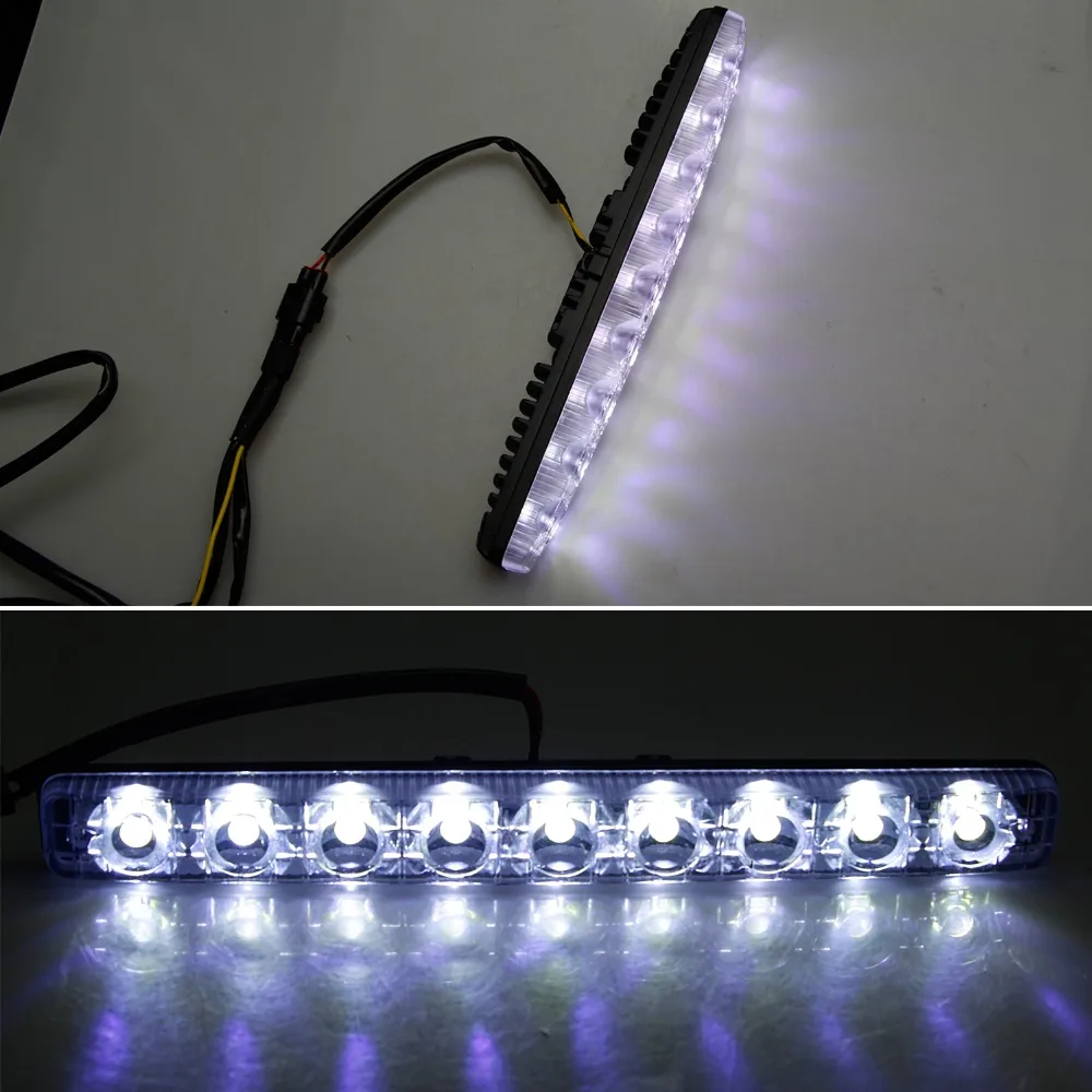 SULUCAR отражатели 2 шт мощностью 12v светодиодные дневные вождения бега легкие