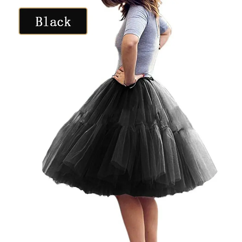 Лидер продаж, Женская многослойная фатиновая юбка для девочек, балетная юбка мокко, очень пышная многослойная юбка-американка, Женская Повседневная модная одежда - Цвет: 2