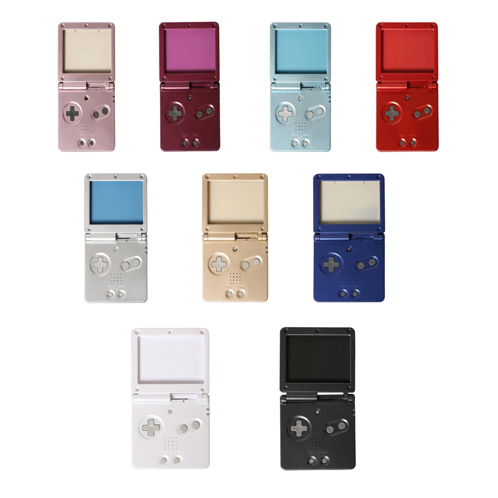 Replacement Shell Case for Gameboy Advance SP for GBA SP Game Console Shell Housing Cover Case with Buttons Kit