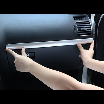 

ABS Matte Inner Front Dashboard Center Control Cover Trim LHD For Toyota Land Cruiser Prado FJ150 2010-2018 accessories 2PCS