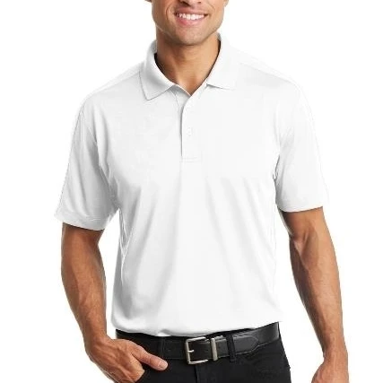 Port Authority K569 Diamond Jacquard Polo White - Large (1)