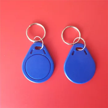 

RFID 125KHz Writable Rewrite EM4305 Tag Cards Keyfobs Blue