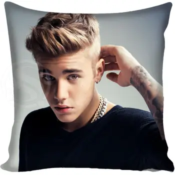 

G0309 Hot Sale Custom Justin Bieber Pillowcase Home Hot Pillow Cases 35x35cm 40x40cm Drop Shipping