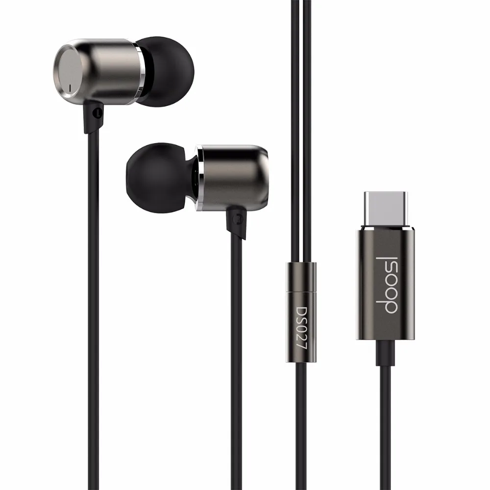 Doosl HiFi Music In-Ear Earphone with Type-C Interface for All Devices Built-in the Type-C Output Port for Samsung X8 Xiaomi 6