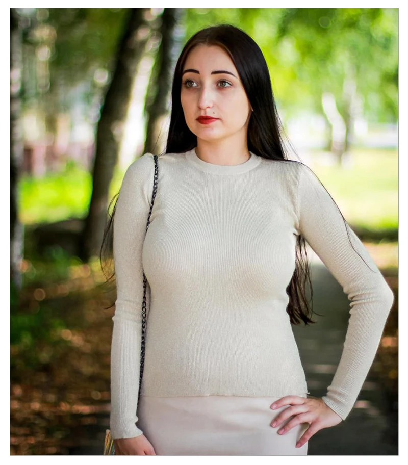 O-neck Knitted Sweater Long Sleeve Pullovers Women Autumn Pullover Feminino Solid Slim Elasticity Ladies Sweaters Winter 2018    (24)