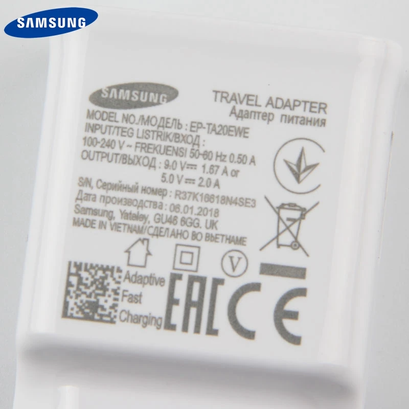 Samsung!! Быстрая Зарядное устройство для samsung GALAXY S7 S6 S6edge+ Note5 A3 A5 A7 A9 J3 J7 C7 C5 C9 S5 S4 A7100 C7000 Note4 G930 935