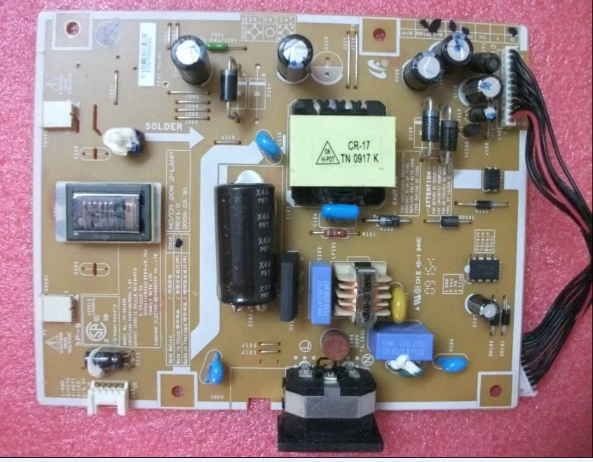 Free Shipping> 2043SWX-1 Power Board IP-30155B high-voltage integrated power supply board-Original 100% Tested Working g31 775 ddr2 integrated board 945g 100% tested perfect quality