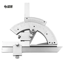 1 PCS 320 Graus Ferramenta Universal Bevel Transferidor Dial Angular Comprimento de Medição e Aferição Paquímetro de Precisão Ângulo Localizador Quente D1024