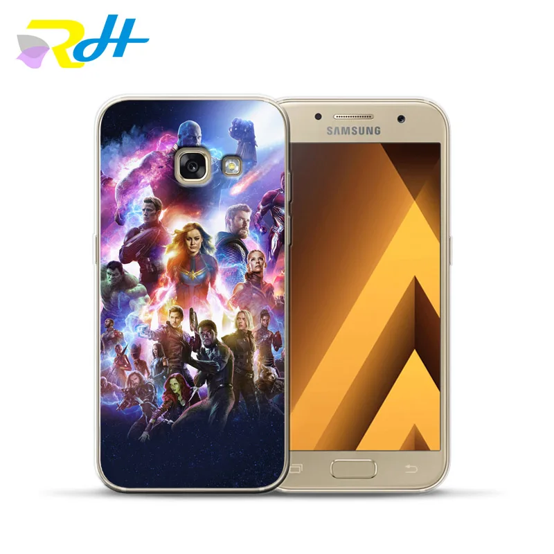 Мягкий ТПУ чехол для Samsung Galaxy A7 2018 Coque Etui Captain Marvel A10 20 30 40 50 70 A6 A8 Plus