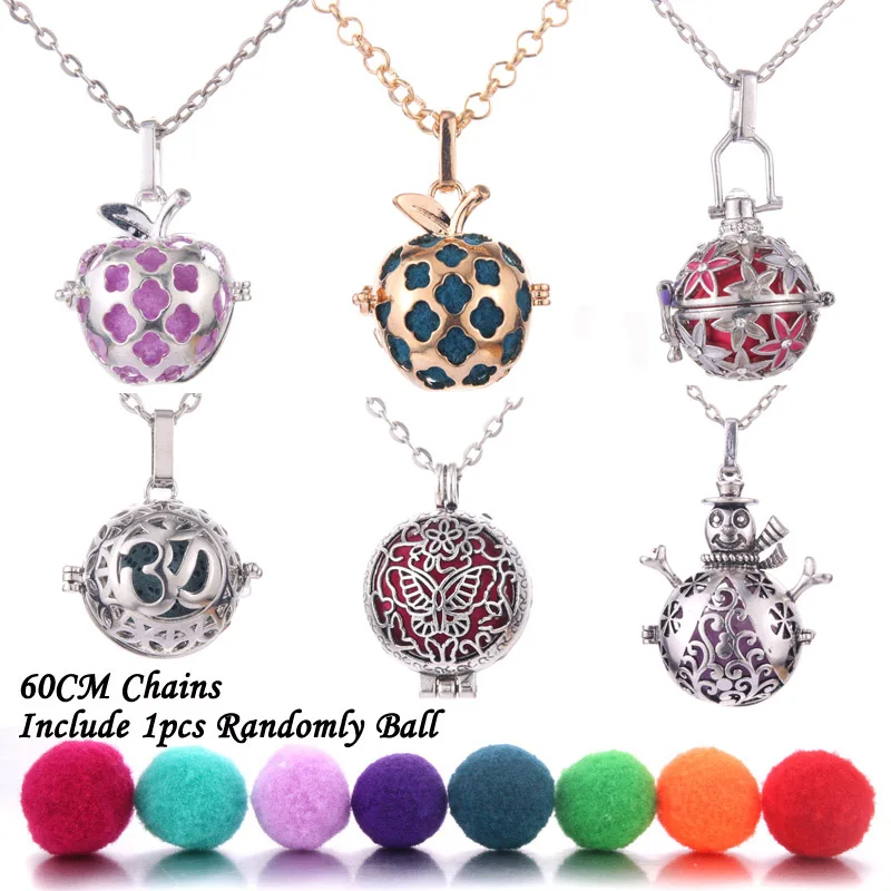 

Mexico Ball Aromatherapy Jewelry Essential Oil Diffuser Necklace Pregnancy Lockets Pendant Necklace Pregnancy Balls