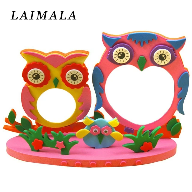 Easy Crafts Eva Sticky Sticker Animal Photo Frames Frame Foam Craft Easy Crafts Eva Sticky Sticker Animal Photo Frames Frame Foam Craft Kits Child Creative Activity Diy