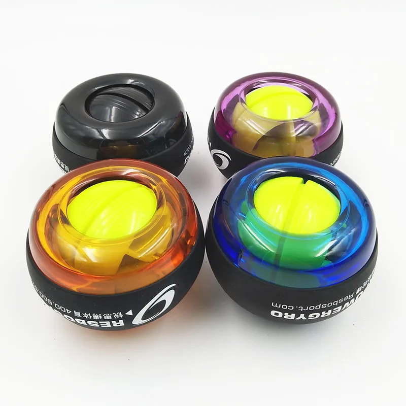 Moylor 30LBS Rotor Simulator Vibration Muscle Relax Hand Resbo Power Gyroscope Ball ABS Black Gyro Wrist Spinner Exerciser A