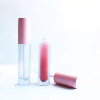 

5ML 100pcs Elegant Frosted Empty Lip Gloss Bottle,DIY Empty Makeup Lipgloss Liquid Lipstick Case Beauty Makeup Tools
