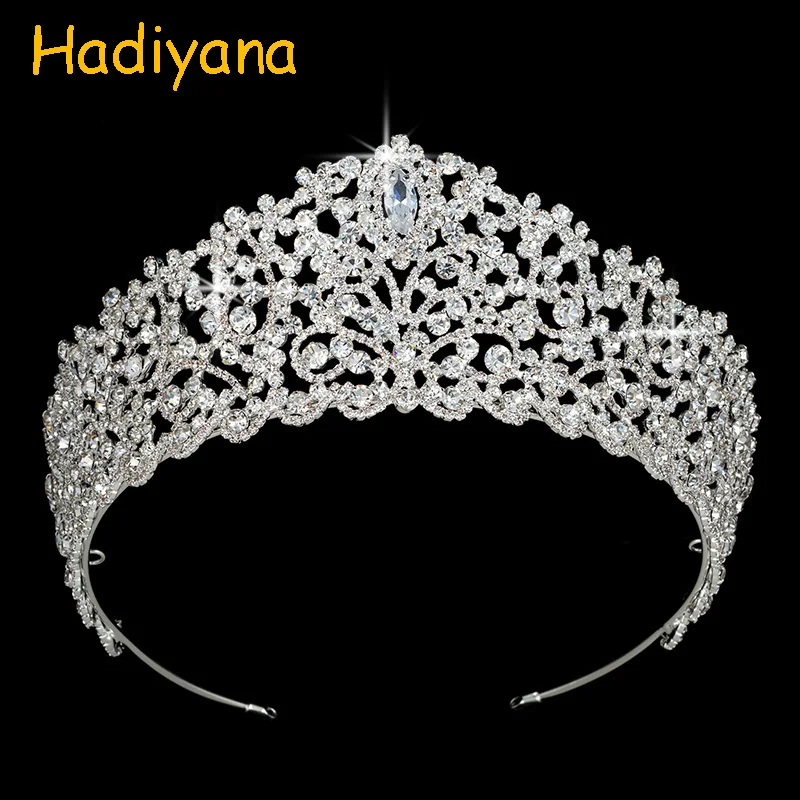 crowns acessórios de casamento cabelo design clássico nobre rainha grace alta qualidade fashion cristal para mulheres corona princesa