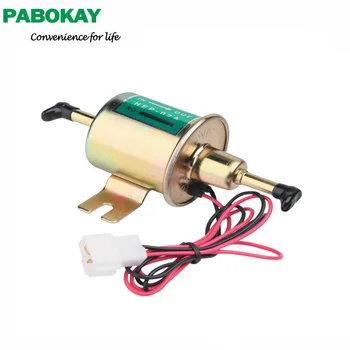 

Universal Diesel Petrol Gasoline 12V Electric Fuel Pump HEP-02A Low Pressure For Most Car Carburetor Motorcycle ATV HEP02A