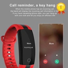 Точное кровяное давление смарт-браслет сердечного ритма SmartBand цветной экран спортивный фитнес-трекер браслет с дополнительной подарочной полосой