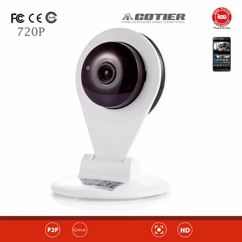 Mini1.3mp HD Wifi Smart Home Robot IP Camerain Surveillance Cameras